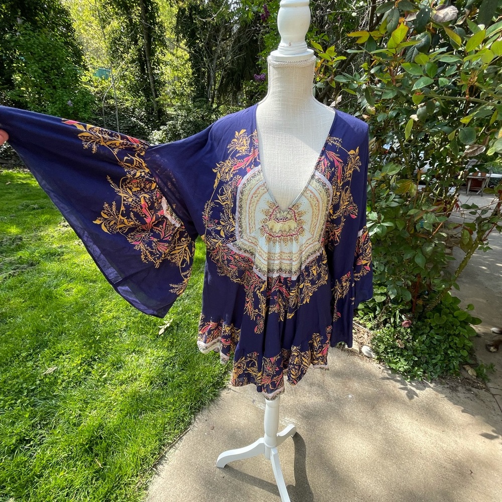 Free People BOHO blouse or swim suit cover up